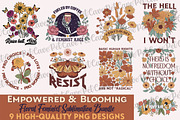 Empowered & Blooming Feminist Bundle, a Graphic by Pet Cave (Thumbnail 1 of 10)