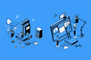Technologies Line Isometric Set, a Templates & Theme by Boyko Pictures (Thumbnail 6 of 13)