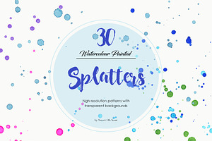 Watercolour Splatters