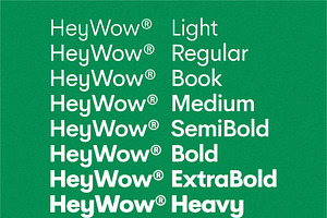 HeyWow Typeface