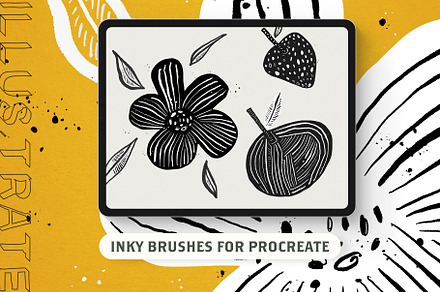 INKY PROCREATE BRUSHES