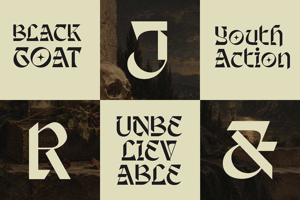 Shingeku – Modern Blackletter, a Blackletter Font by Arterfak Project (Photo 11 of 15)