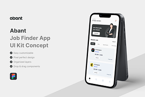 Abant - Job Finder App UI Kit