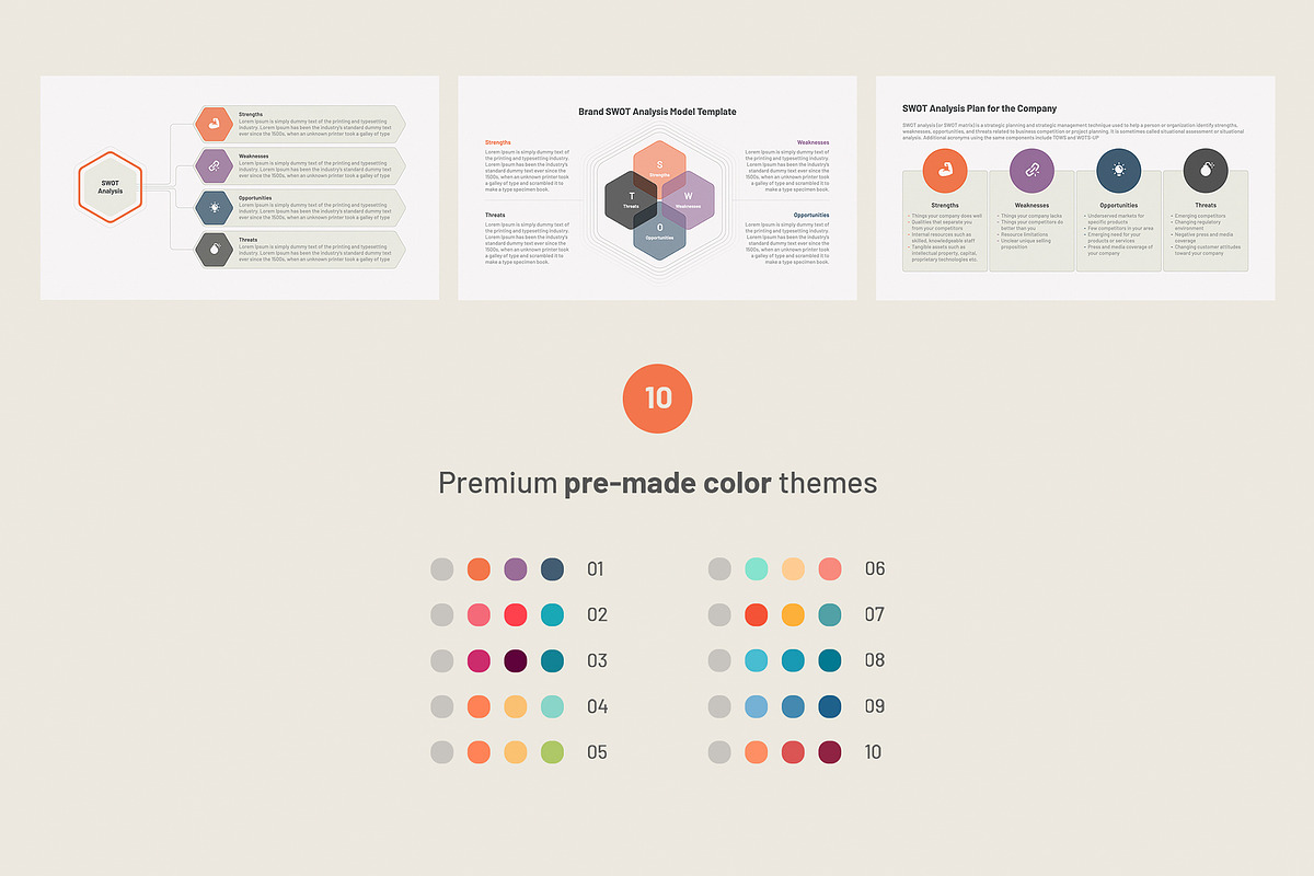 SWOT Analysis for PowerPoint, a Presentation Template by HiSlide.io (Photo 4 of 4)