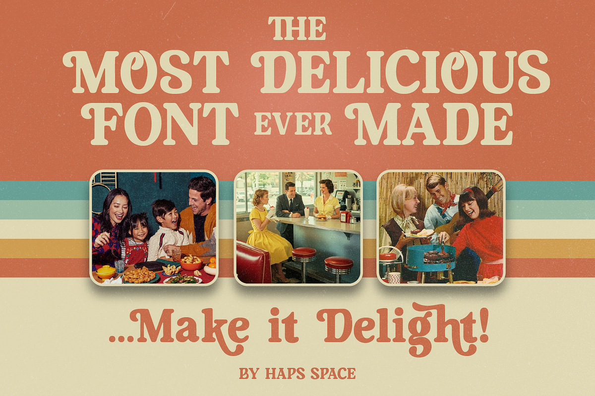 Rackles Delight, a Font by Haps Space (Photo 2 of 15)