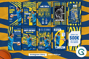 Basketball Social Media Pack, a Social Media Template by Geelator Studio (Thumbnail 3 of 5)