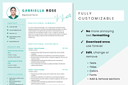 Nursing Resume Cover Letter Template, a Resume Template by MondaySpark (Thumbnail 4 of 8)