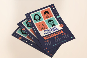 Online Meeting Flyers