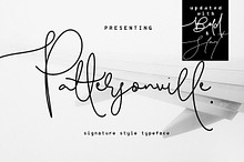 Pattersonville Script Font