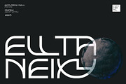 Elltaneixy – Futuristic Sci-Fi Font, a Font by Erifqizefont (Thumbnail 1 of 15)
