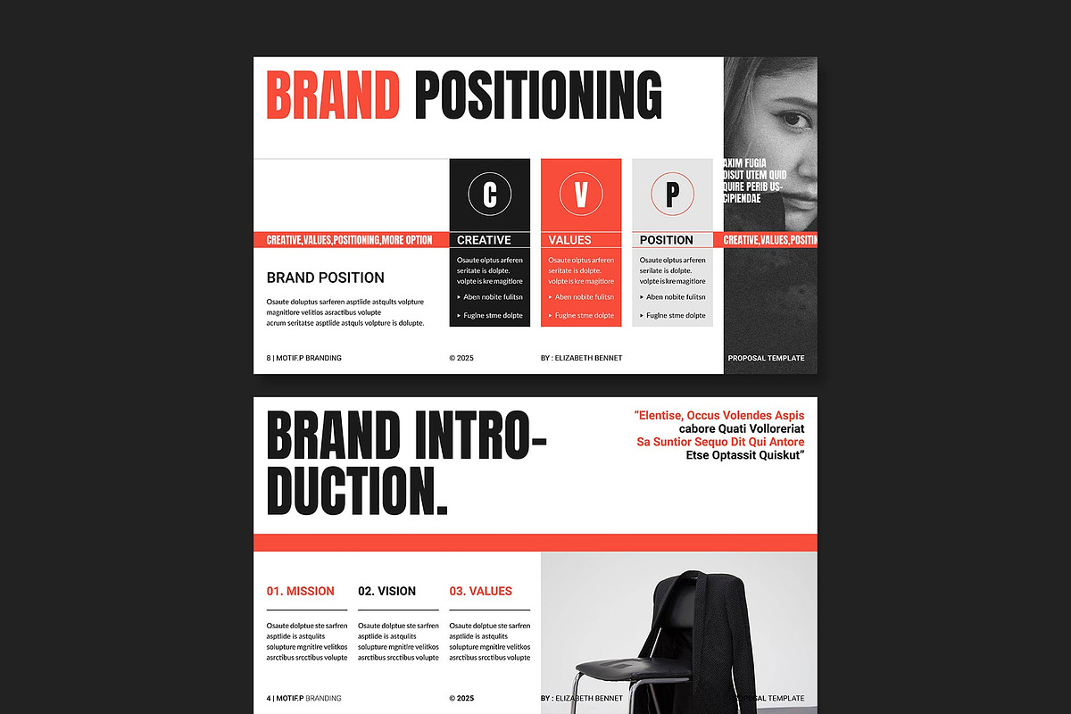 Brand Proposal Presentation Template, a Presentation Template by ElvinPrint (Photo 4 of 6)