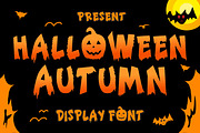 Halloween Autumn, a Blackletter Font by Fourteen Letter (Thumbnail 1 of 7)
