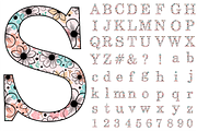 Floral Alphabet, Floral Font SVG, an Object Graphic by D2PUTRI (Thumbnail 22 of 31)