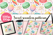 2 candies and treats patterns, a Pattern Graphic by angychan (Thumbnail 3 of 3)