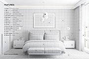 Contemporary King Bedding Mockup Set, a Mockup by creatsy5 (Thumbnail 3 of 6)