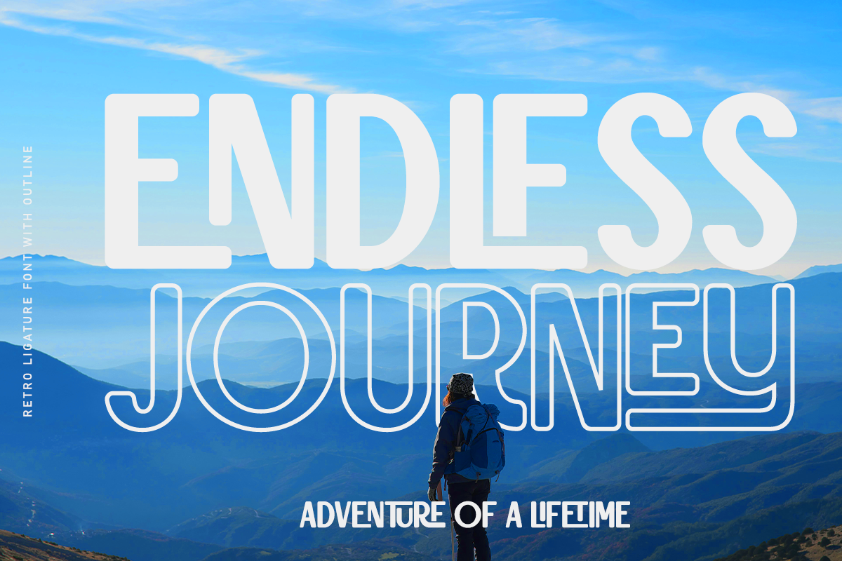 Chiroto - Ligatures Retro Font, a Sans Serif Font by Say Studio (Photo 3 of 13)