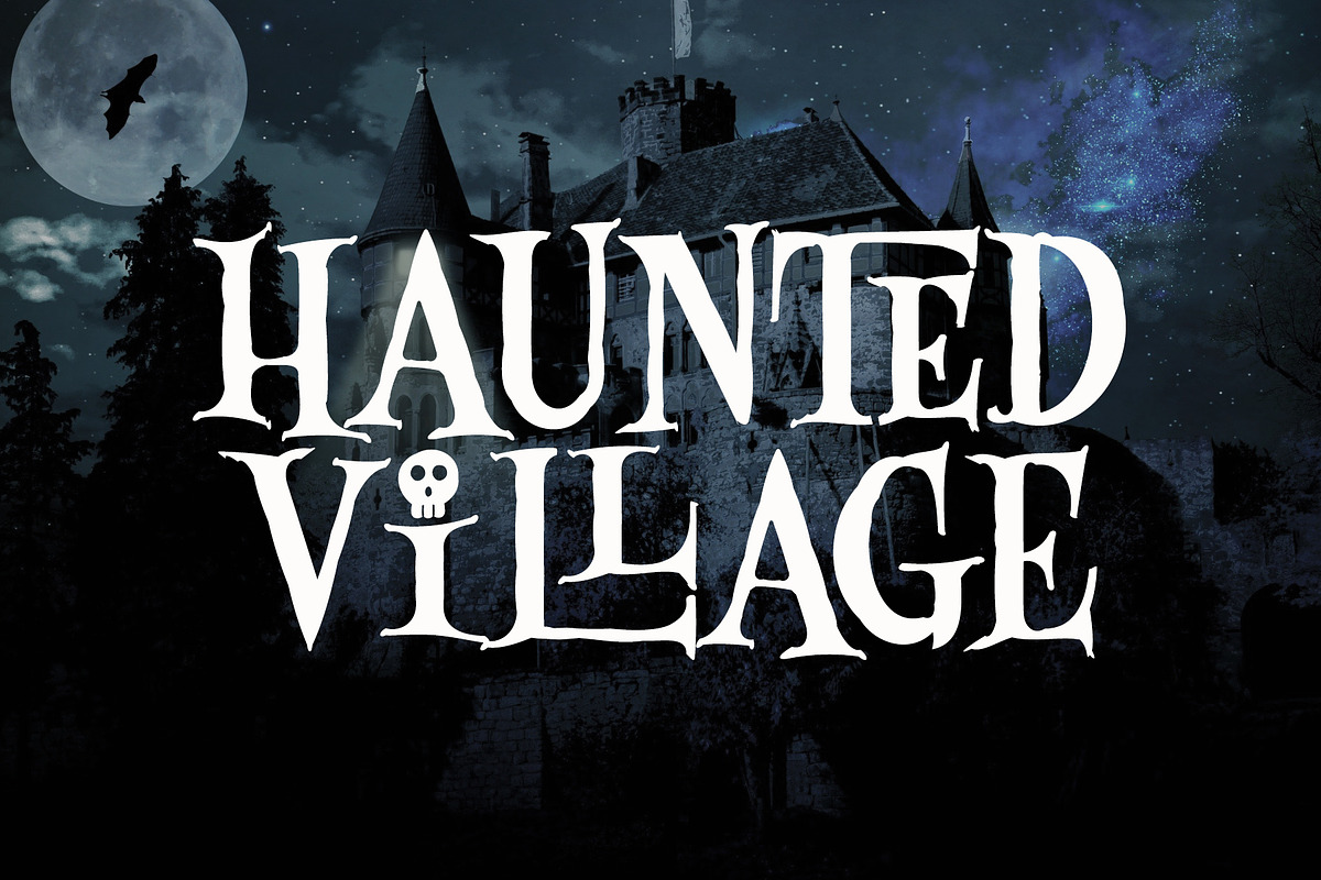 With Broom - Spooky Halloween Font, a Serif Font by Airotype (Photo 4 of 7)