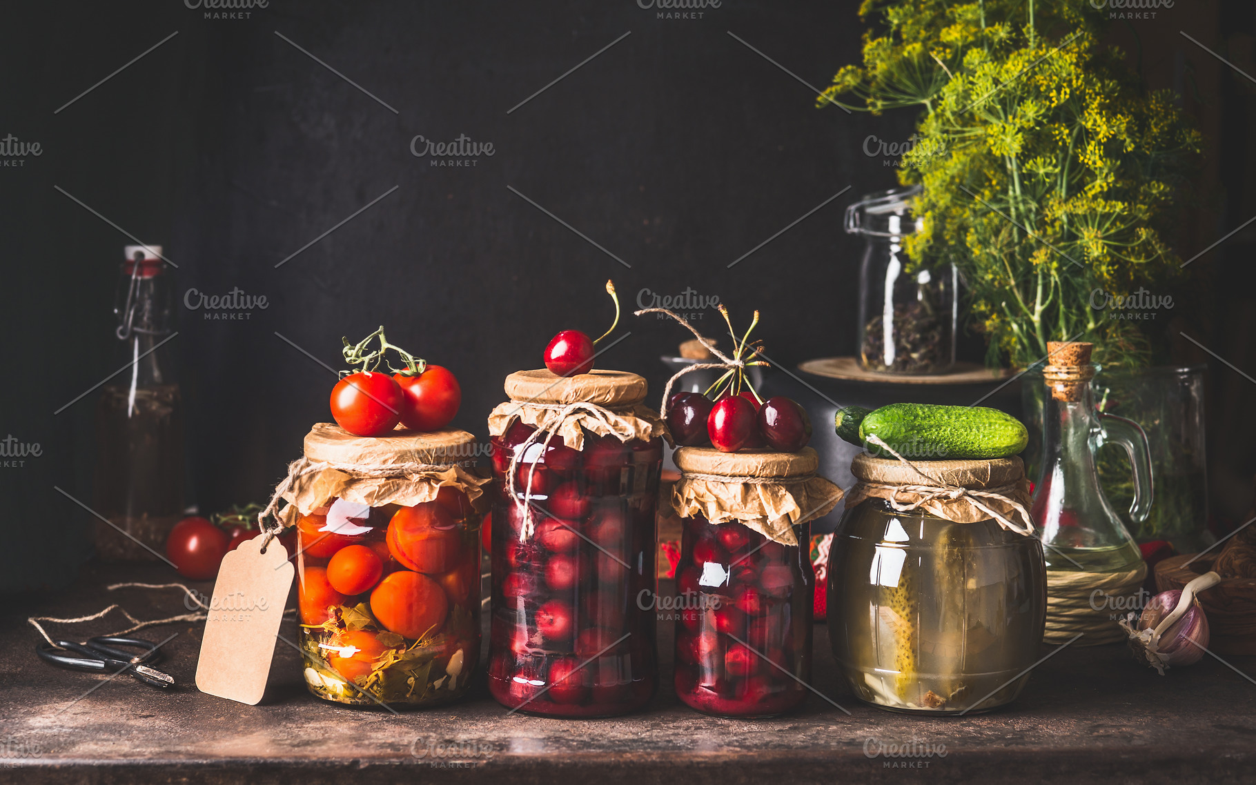 Preserved farm harvest, a Food & Drink Photo by VICUSCHKA