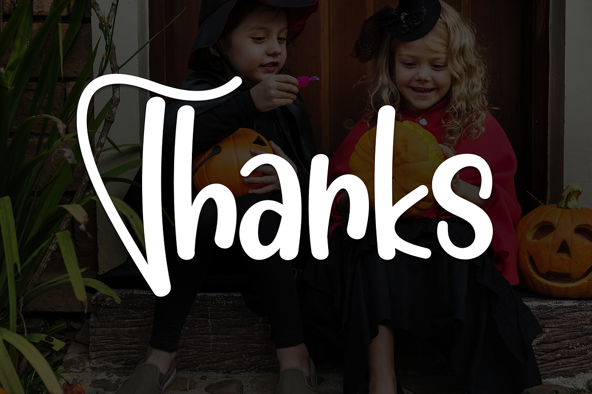 Halloween School | Script Font, a Handwritten Font by Scratchones (Photo 8 of 8)