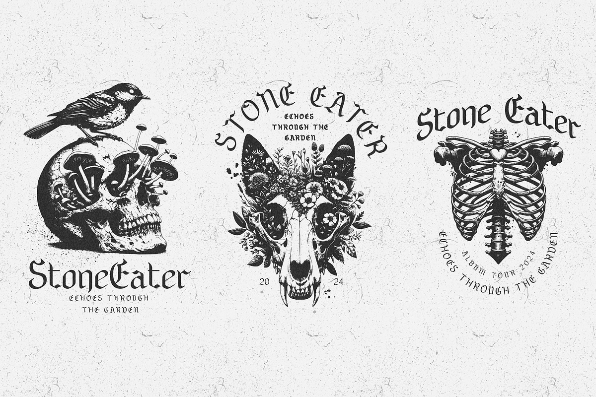 Shadebound - Gothic Brush Typeface, a Blackletter Font by HipFonts (Photo 6 of 9)