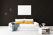 Frame Mockup Living Room - 1022, a Print Template by Mockup Shop (Thumbnail 2 of 3)