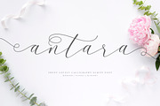 Antara Script Wedding Font, a Script Font by AQR Studio (Thumbnail 1 of 9)