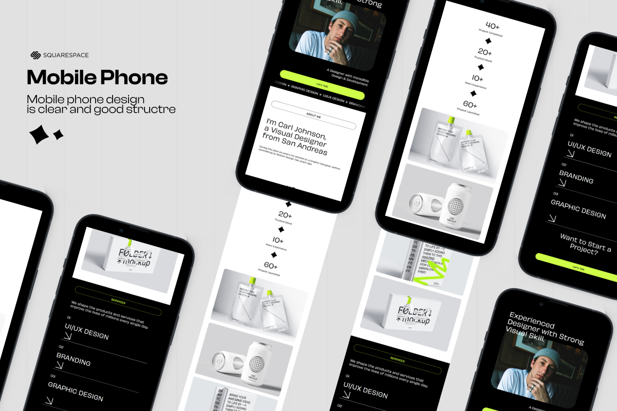 Designer Portfolio Squarespace Web, a Squarespace Template by bonjourdsgnco (Photo 7 of 11)