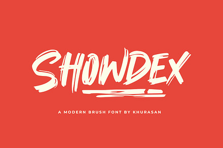 Showdex, a Font by khurasan