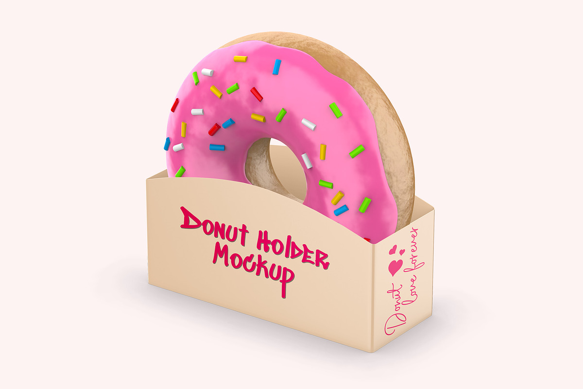 Donut Holder Mockup, a Packaging Mockup by Dev.Rawat21 (Photo 3 of 3)