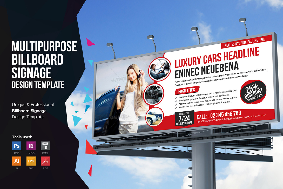 Billboard Signage Design, a Flyer Template by Miyaji75 (Photo 1 of 7)