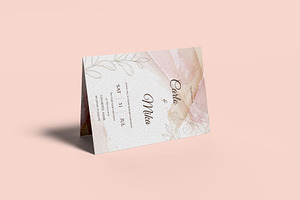 Invitation & Greeting Card Mockup