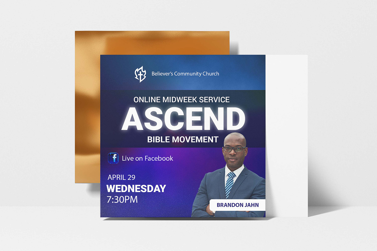 Church Flyer Bible Study, a Social Media Template by Believe Creatives (Photo 1 of 2)