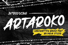 Artaroko Handwritten Brush Font