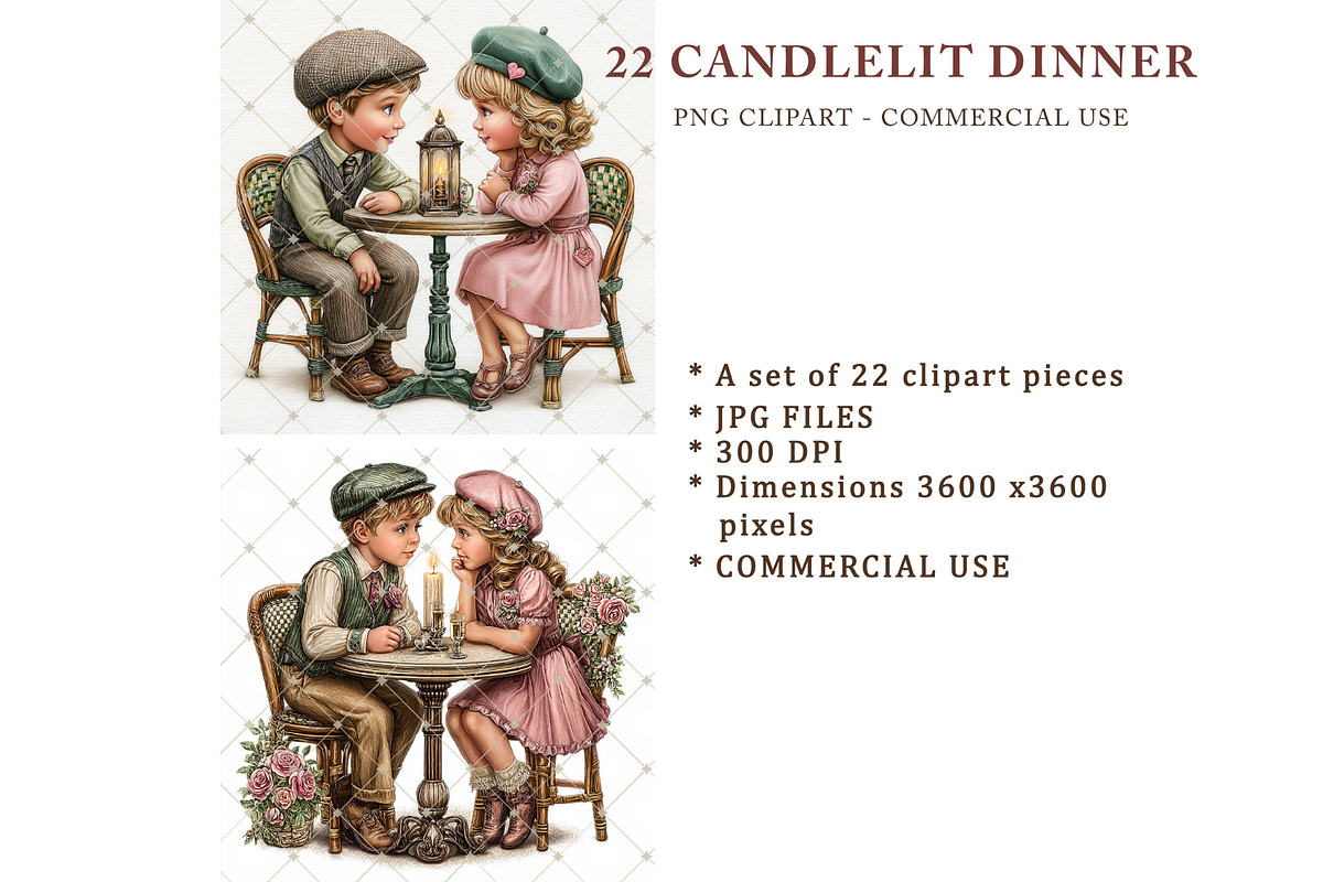 Candlelit Dinner JPG, a Person Illustration by Memories By Lea (Photo 7 of 7)