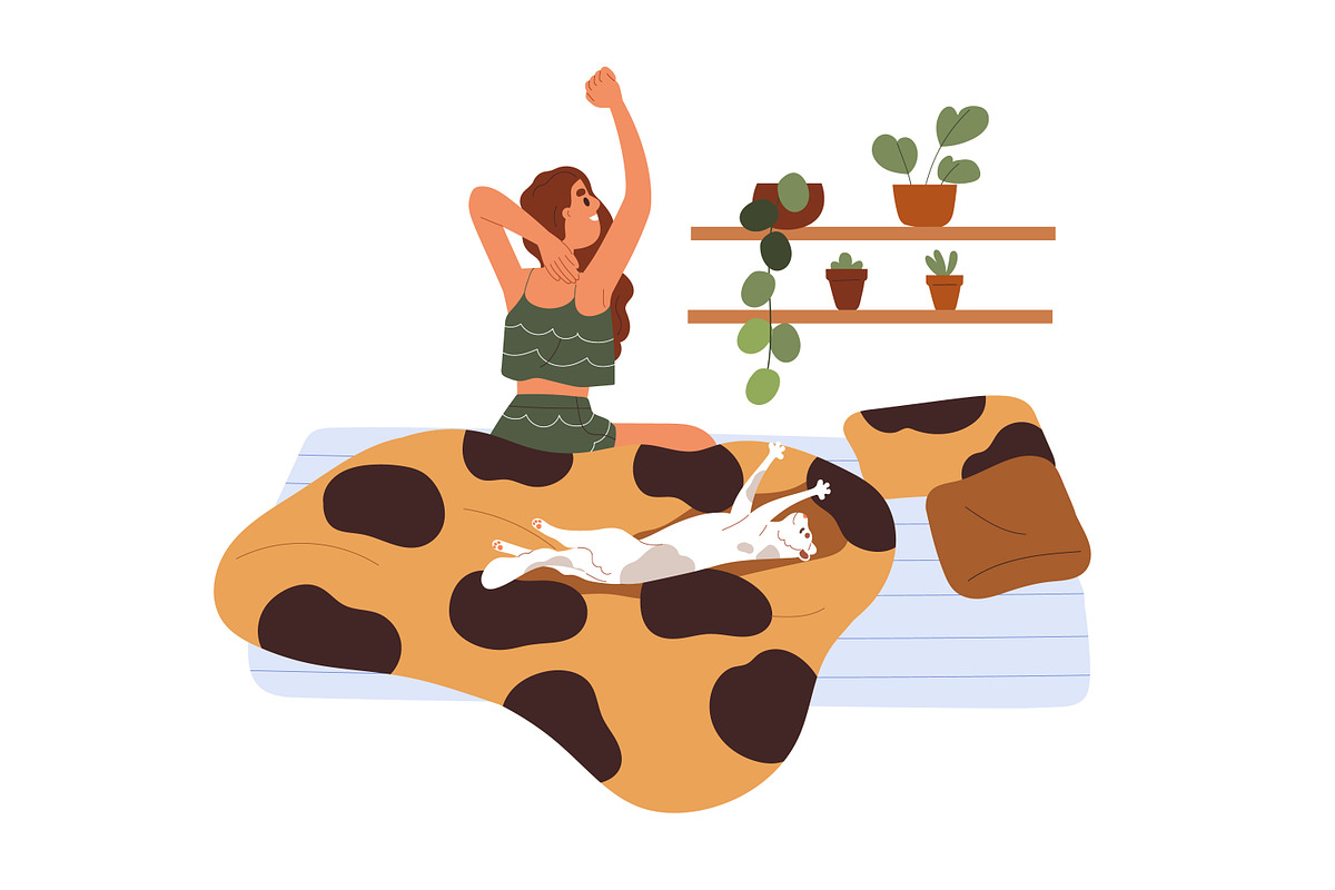 People wake up & do morning routine, a Food Illustration by Good Studio (Photo 7 of 9)