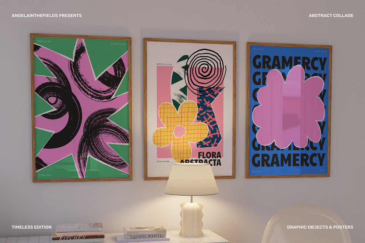 Abstract Collage Vector Clipart Set, an Object Graphic by angelainthefields (Photo 7 of 15)