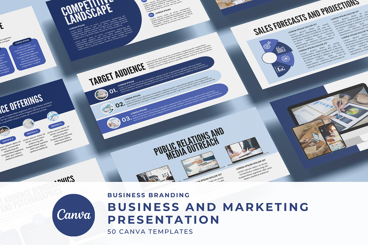 Business and Marketing Presentation, a Presentation Template by The Blog Creative (Photo 6 of 6)