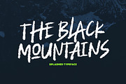 Splashed Brush Font, a Font by trustha (Thumbnail 6 of 10)