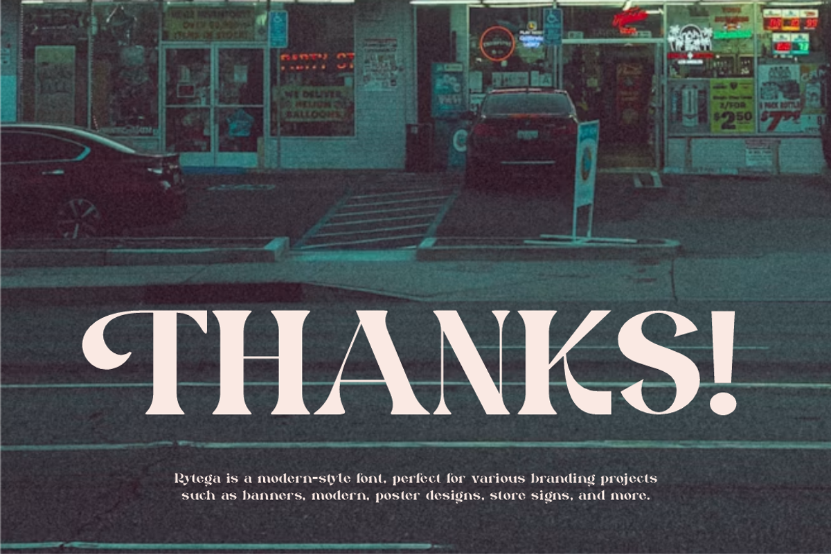Rytega - Luxury Retro Font, a Serif Font by Iqsiart Studio (Photo 15 of 15)