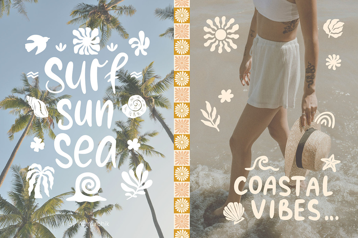 Boho Coastal Charm Summer Collection, an Object Graphic by Yamurchik (Photo 6 of 14)