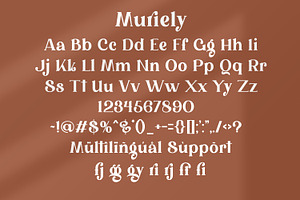 Muriely - A Modern Serif