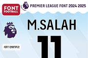 Font football PREMIERS League 24-25, a Font by arbirafiizakani (Thumbnail 2 of 5)