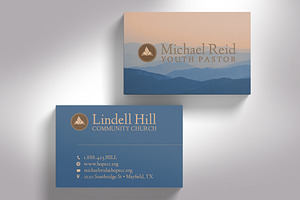 Church Business Card Photoshop