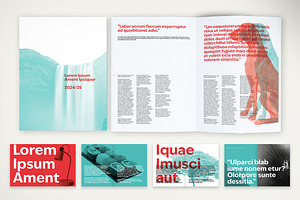 Bold and Modern Aesthetic Magazine, a Print Template by McLittle Stock