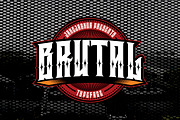BRUTAL, a Blackletter Font by jakejarkor (Thumbnail 1 of 4)
