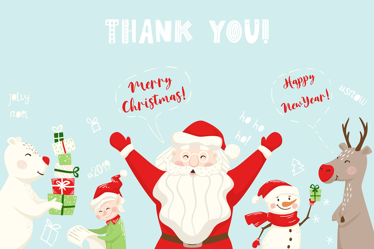 Santa and Co, an Animal Illustration by MeadowFox (Photo 7 of 7)