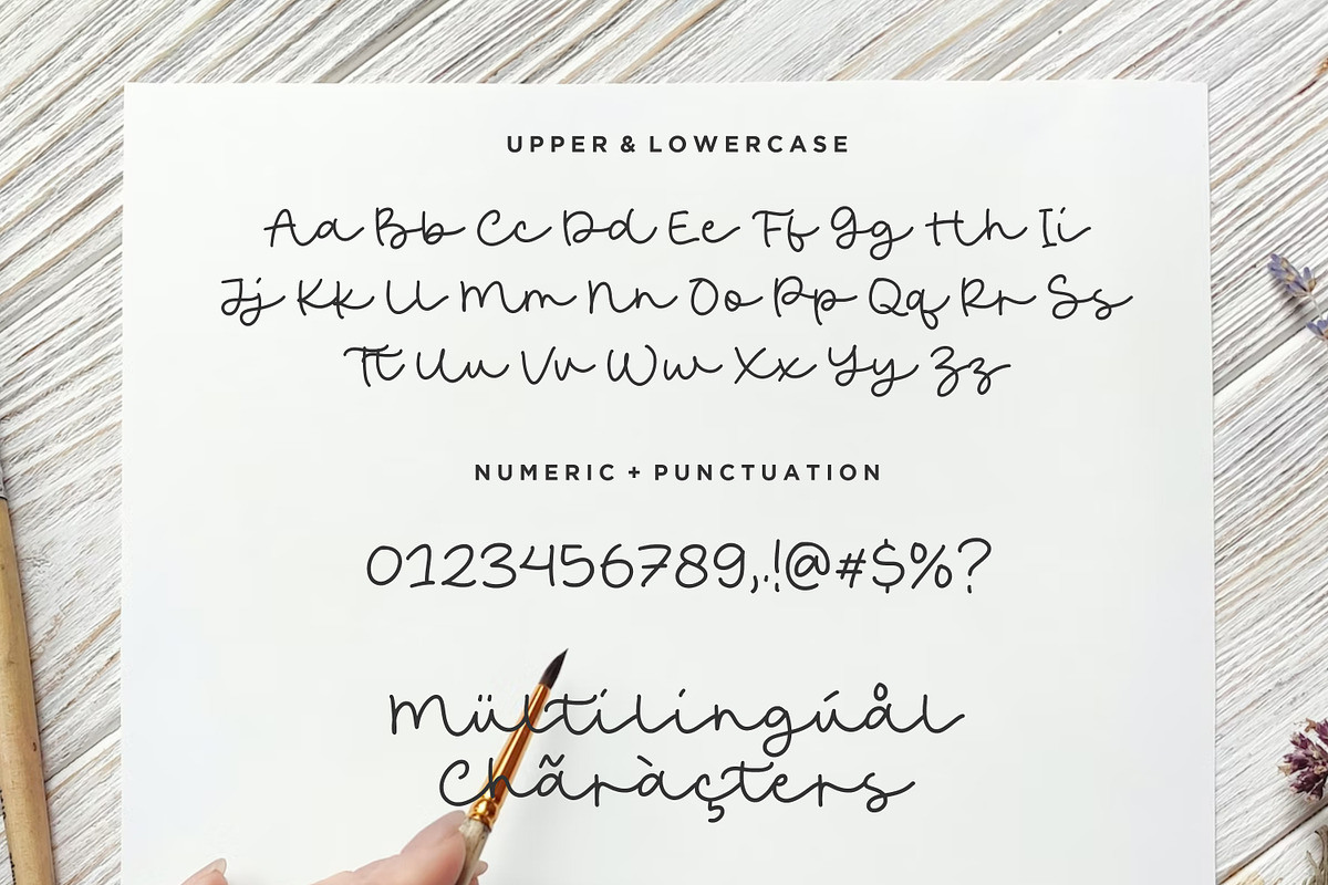 Austine Boutique Font, a Script Font by Balpirick Studio (Photo 6 of 6)