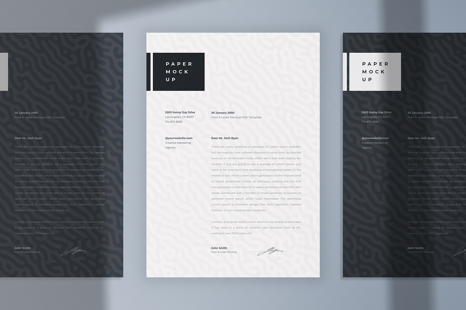 A4 Paper Mockup, a Print Template by ExplicitConcepts