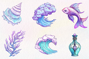 The Magical Ocean Sublimation Bundle, an Illustration by CreationArt (Thumbnail 5 of 5)
