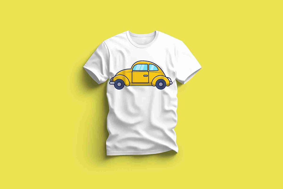 Volkswagen Beetle Car Cartoon, a Transportation Illustration by Artstorystudio (Photo 3 of 3)